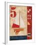 Model Yacht Collage IV-Paul Brent-Framed Art Print