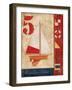 Model Yacht Collage IV-Paul Brent-Framed Art Print