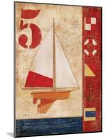 Model Yacht Collage IV-Paul Brent-Mounted Art Print