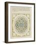 Modèle de parterre de jardin oval-null-Framed Giclee Print