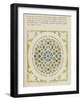 Modèle de parterre de jardin oval-null-Framed Giclee Print