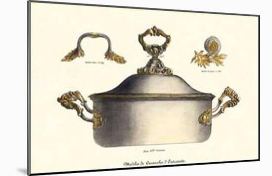 Modeles De Casseroles I-null-Mounted Art Print