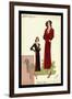 Modeles Originaur: Burgundy Chic-null-Framed Art Print