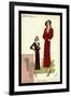 Modeles Originaur: Burgundy Chic-null-Framed Art Print