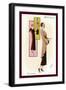 Modeles Originaur: Eveningwear-null-Framed Art Print