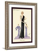 Modeles Originaur: Fashions for a Starlet-null-Framed Art Print