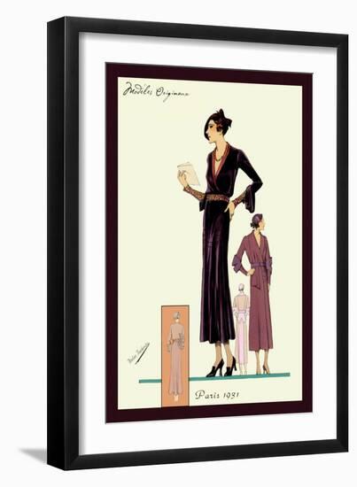Modeles Originaur: For the Woman about Town-null-Framed Art Print