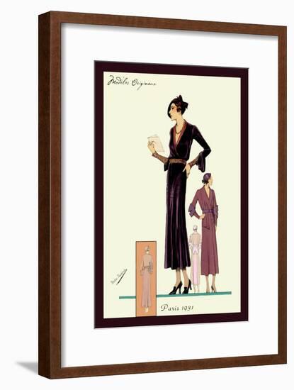 Modeles Originaur: For the Woman about Town-null-Framed Art Print