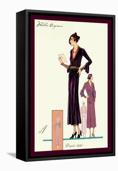 Modeles Originaur: For the Woman about Town-null-Framed Stretched Canvas