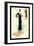 Modeles Originaur: Layered Black Dress-null-Framed Art Print