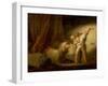 Modello Version of le Verrou-Jean-Honoré Fragonard-Framed Giclee Print