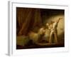 Modello Version of le Verrou-Jean-Honoré Fragonard-Framed Giclee Print