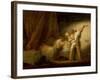 Modello Version of le Verrou-Jean-Honoré Fragonard-Framed Giclee Print