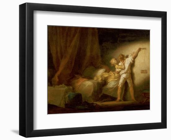 Modello Version of le Verrou-Jean-Honoré Fragonard-Framed Giclee Print