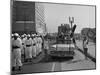 Models and a Cadillac on a Parade, USA, (C1959)-null-Mounted Photographic Print