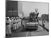 Models and a Cadillac on a Parade, USA, (C1959)-null-Mounted Photographic Print