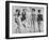 Models Lying on Beach to Display Bathing Suits-Nina Leen-Framed Photographic Print