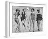 Models Lying on Beach to Display Bathing Suits-Nina Leen-Framed Photographic Print