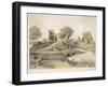 Models of Dinosaurs and Other Species at the Crystal Palace Sydenham-null-Framed Art Print