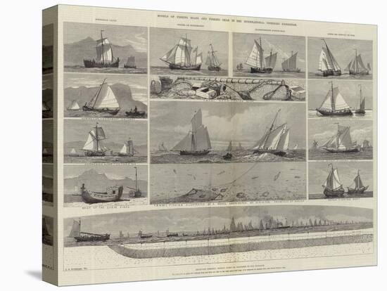 Models of Fishing Boats and Fishing Gear in the International Fisheries Exhibition-George Henry Andrews-Stretched Canvas