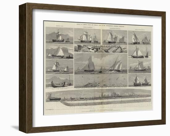 Models of Fishing Boats and Fishing Gear in the International Fisheries Exhibition-George Henry Andrews-Framed Giclee Print