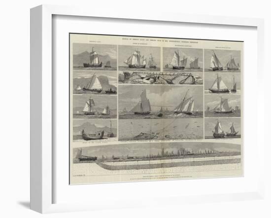 Models of Fishing Boats and Fishing Gear in the International Fisheries Exhibition-George Henry Andrews-Framed Giclee Print