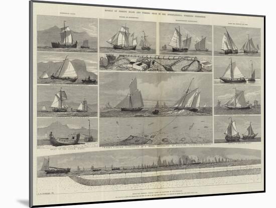 Models of Fishing Boats and Fishing Gear in the International Fisheries Exhibition-George Henry Andrews-Mounted Giclee Print