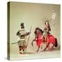 Models of Late 16th Century Japanese Warriors-null-Stretched Canvas