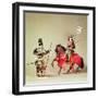 Models of Late 16th Century Japanese Warriors-null-Framed Giclee Print