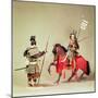 Models of Late 16th Century Japanese Warriors-null-Mounted Giclee Print