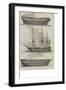 Models of Ships in the Naval Gallery at the South Kensington Museum-Edwin Weedon-Framed Giclee Print