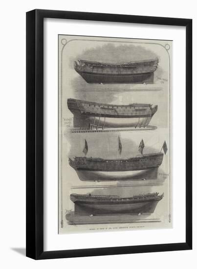 Models of Ships in the South Kensington Museum-Edwin Weedon-Framed Giclee Print