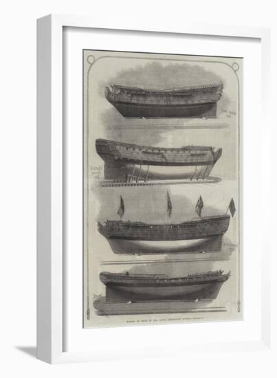 Models of Ships in the South Kensington Museum-Edwin Weedon-Framed Giclee Print