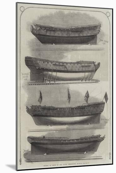 Models of Ships in the South Kensington Museum-Edwin Weedon-Mounted Giclee Print