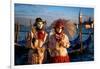 Models of the Venice Carnival, Venice, UNESCO World Heritage Site, Veneto, Italy, Europe-Karen McDonald-Framed Photographic Print