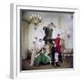 Models Posing in New Christian Dior Collection-Loomis Dean-Framed Photographic Print