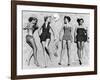 Models Sunbathing, Wearing Latest Beach Fashions-Nina Leen-Framed Photographic Print