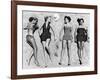 Models Sunbathing, Wearing Latest Beach Fashions-Nina Leen-Framed Photographic Print