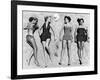 Models Sunbathing, Wearing Latest Beach Fashions-Nina Leen-Framed Photographic Print