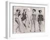 Models Sunbathing, Wearing Latest Beach Fashions-Nina Leen-Framed Photographic Print