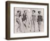 Models Sunbathing, Wearing Latest Beach Fashions-Nina Leen-Framed Photographic Print