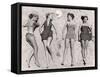 Models Sunbathing, Wearing Latest Beach Fashions-Nina Leen-Framed Stretched Canvas