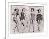 Models Sunbathing, Wearing Latest Beach Fashions-Nina Leen-Framed Photographic Print