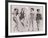 Models Sunbathing, Wearing Latest Beach Fashions-Nina Leen-Framed Photographic Print