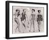 Models Sunbathing, Wearing Latest Beach Fashions-Nina Leen-Framed Premium Photographic Print