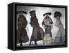 Models Wear Creations by British Fashion Designer John Galliano-null-Framed Stretched Canvas