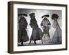 Models Wear Creations by British Fashion Designer John Galliano-null-Framed Photographic Print
