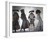 Models Wear Creations by British Fashion Designer John Galliano-null-Framed Photographic Print