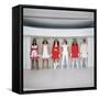 Models Wearing Fashions Designed by Andre Courreges-Bill Ray-Framed Stretched Canvas