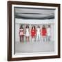 Models Wearing Fashions Designed by Andre Courreges-Bill Ray-Framed Photographic Print